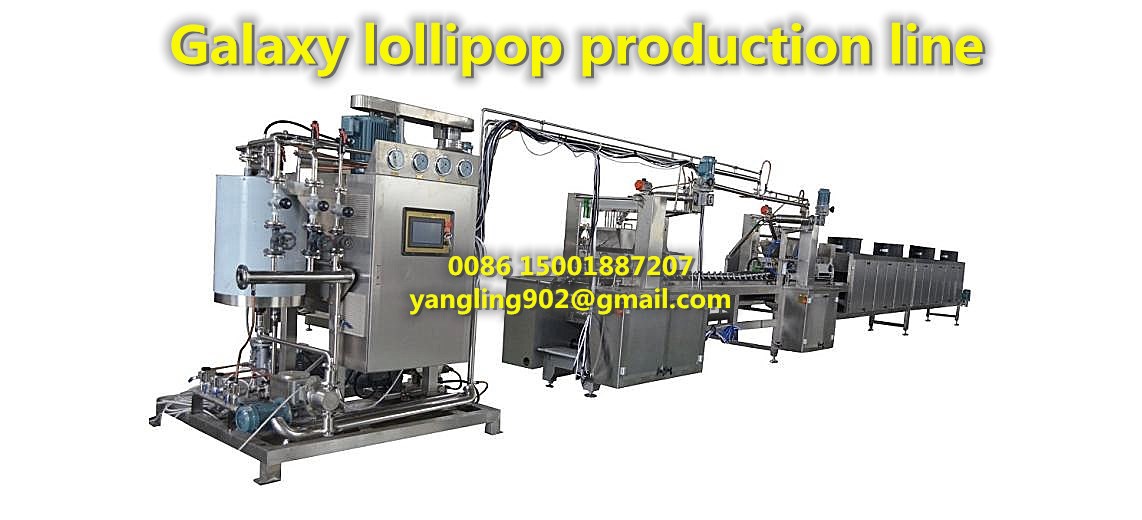 SGDH150 Galaxy starry sky lollipop candy depositing line (2 depositors)